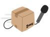 KRUU Photo Booth Package with a microphone illustration